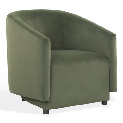 Fauteuil d'appoint en velours Kiani