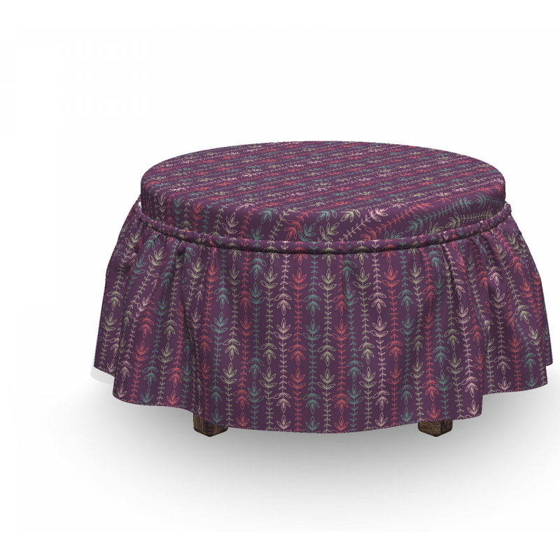 Box Cushion Ottoman Slipcover