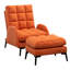 Affric 60cm Wide Velvet Wing Chair Recliner-2130332477