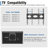 Support de plancher pivotant noir Latitude Run® pouvant supporter jusqu'à 110 lb