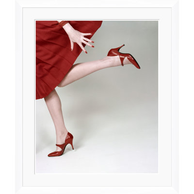 " Vogue Magazine, "A Model Wearing Fleming-Joffe Shoes," Richard Rutledge, February, 15, 1958 "