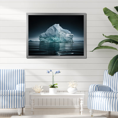 " Teal Iceberg Silent Resilience "