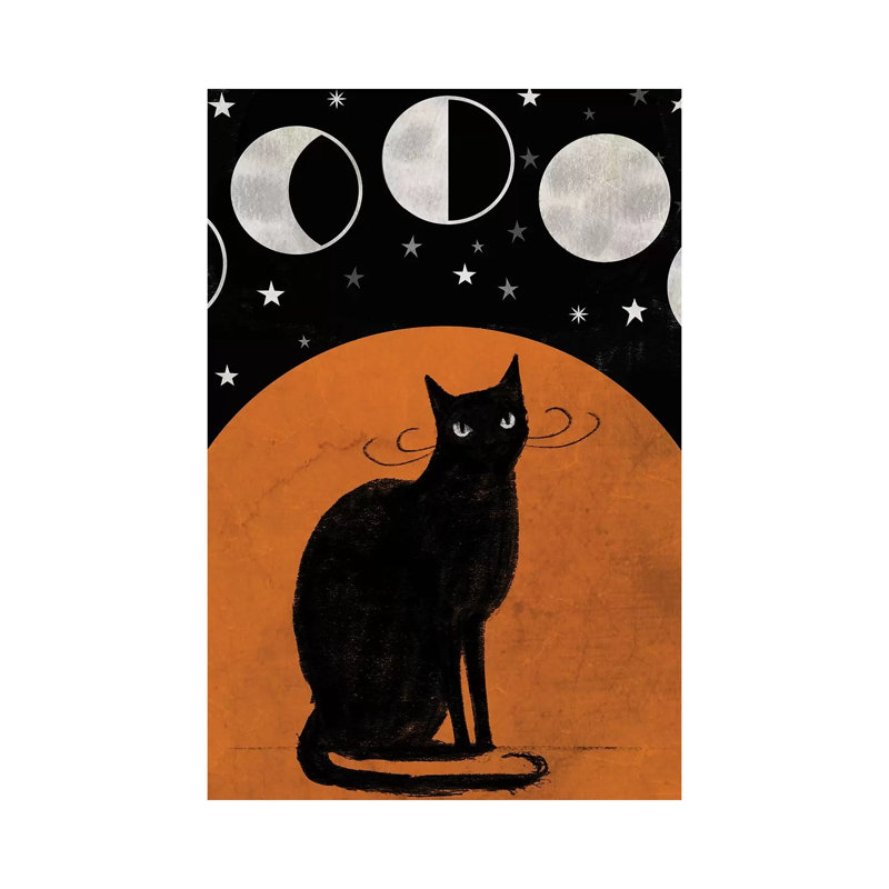 Mystic Moon Collection B by Victoria Borges - Wrapped Canvas Gallery-Wrapped Canvas Giclée, 20.32 cm H x 30.48 cm W