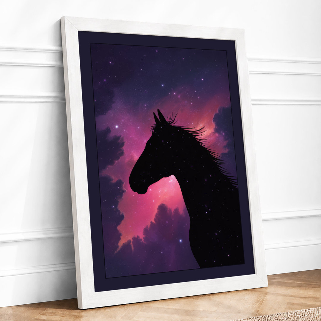Cosmic Horse Fantasy - Framed Print