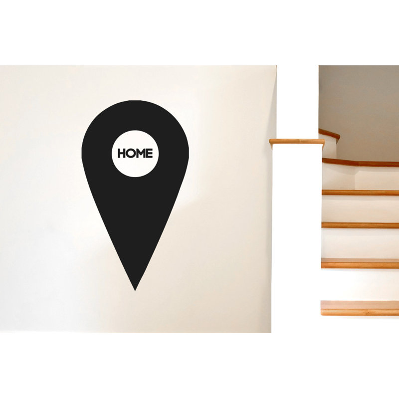 Wall Decal, Black, Medium