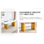Collection de tables et de chaises glamour: rectangulaire avec surface en verre, 6 chaises en similicuir