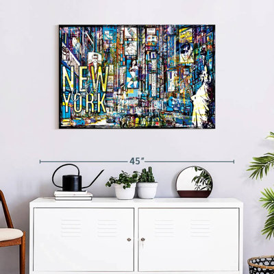 New York City Illustration Grunge