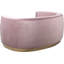 Causeuse courbée en velours 70,5 po Breccan-129988111-131080427