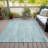 Machine Washable Indoor/Outdoor Xhevrie Turquoise Rug-112171251