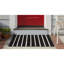 Tapis intérieur / extérieur noir / ivoire Garbrielle-1418006741