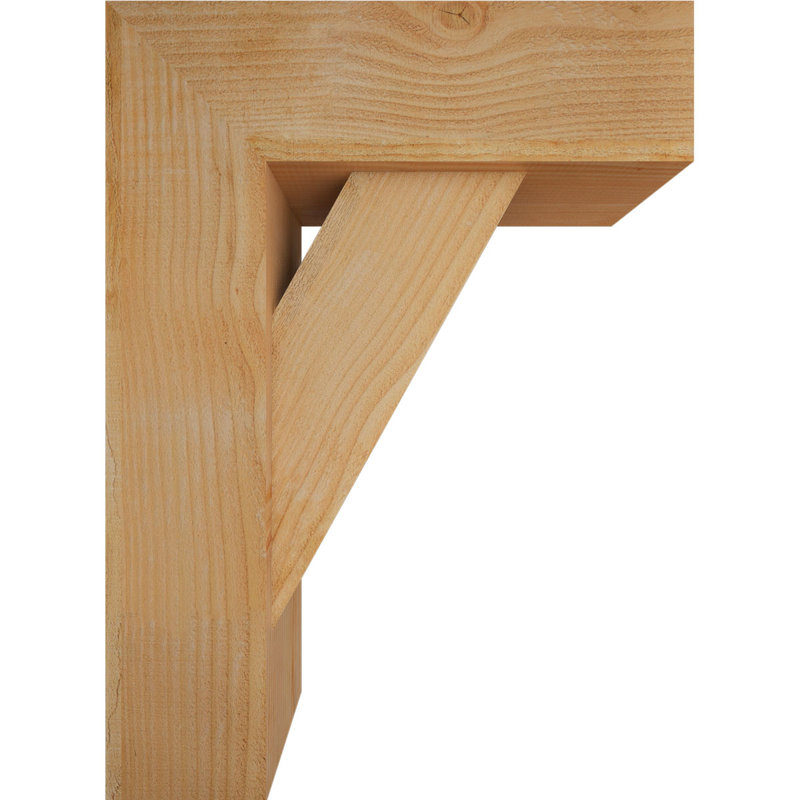 Support de bloc traditionnel avec entretoise décalée, 30 x 22, Sapin Douglas de l 8 po (scié brut)