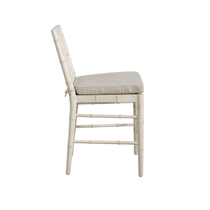 Hugo 39" Tall Counter Stool, Black, Cream, Counter Stool (25” Seat Height)