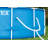 Intex 12ft x 30in Metal Frame Set Above Ground Swimming Pool with Filter