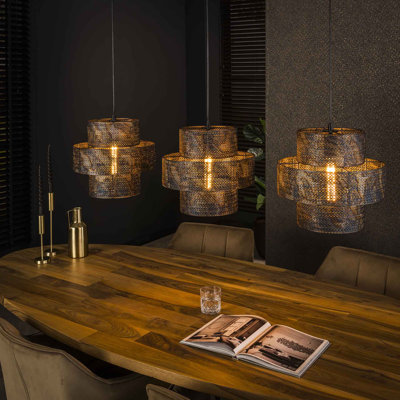 Antez 3 - Light Antique Bronze Pendant