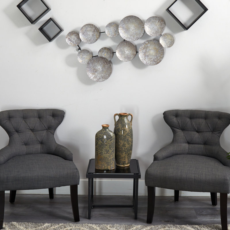 Boho Abstract Wall Decor on Metal