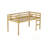 Twin Loft Bed with Ladder and Strengthened Slats-1744399609