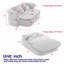 Canapé-lit pliable 75 po 2-en-1, canapé-lit convertible en mousse avec couverture multifonctionnelle, canapé-lit pliant en chenille, canapé-lit pour salon-439192583