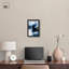 «Blue Deep II Shadowbox», impression d'art mural Blue Geode par Art Remedy-115123425-115123427