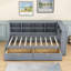 Lit de jour en bois Haileyjo avec 2 tiroirs, chargement USB et tablettes-1481406880-1481406894