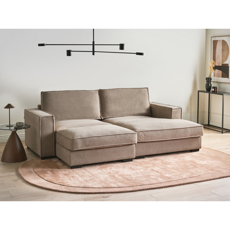 Talyah 2 Seater Corner Sofa , Taupe