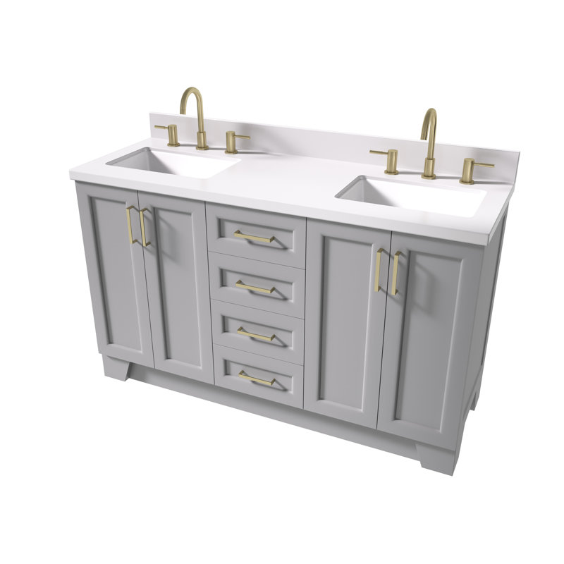 Fredrickson Double Vanity, Gray