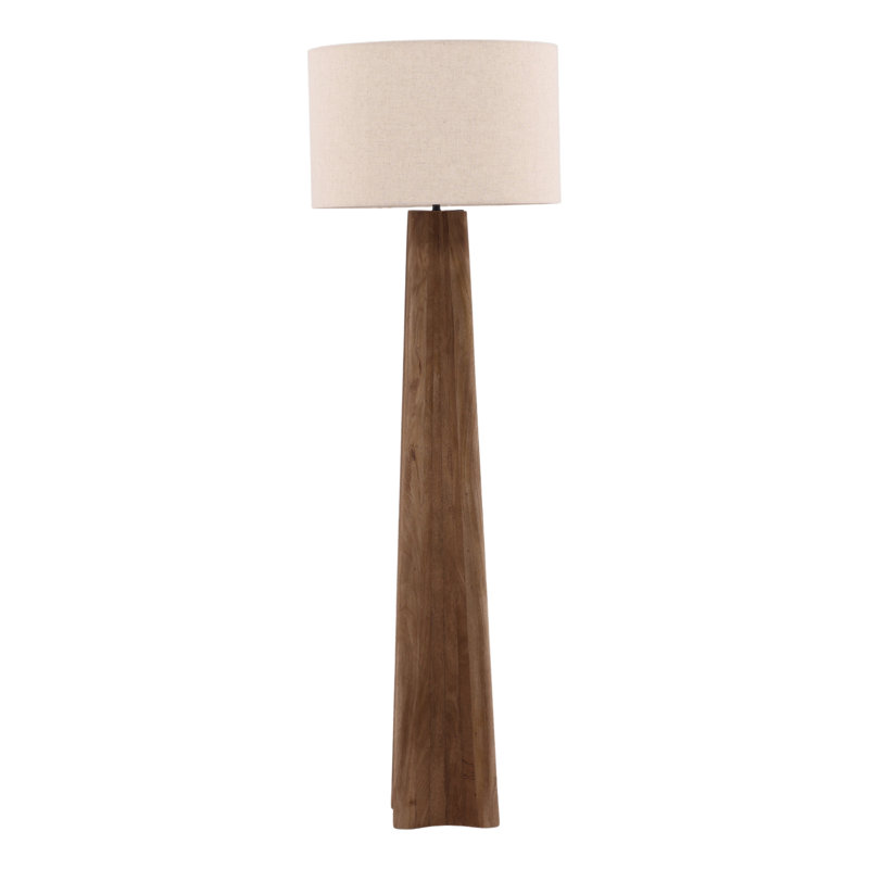 Devayne Floor Lamp Light Brown