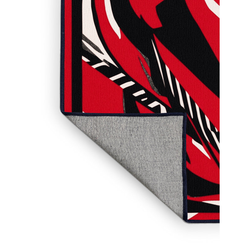 Ruby Noir Rug, Rectangle 2' x 3'