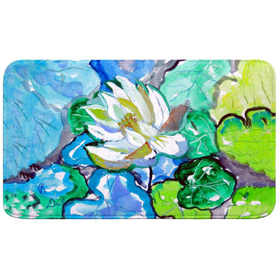 Tapis de bain White Lily