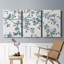 Bluebirds en fleurs - Toile tendue avec châssis de qualité supérieure - Prêt à être accroché-1380657062