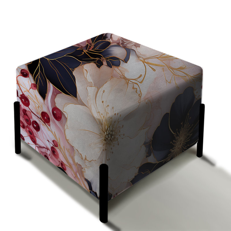 Beauty Marble Pattern - Marble Square Ottoman