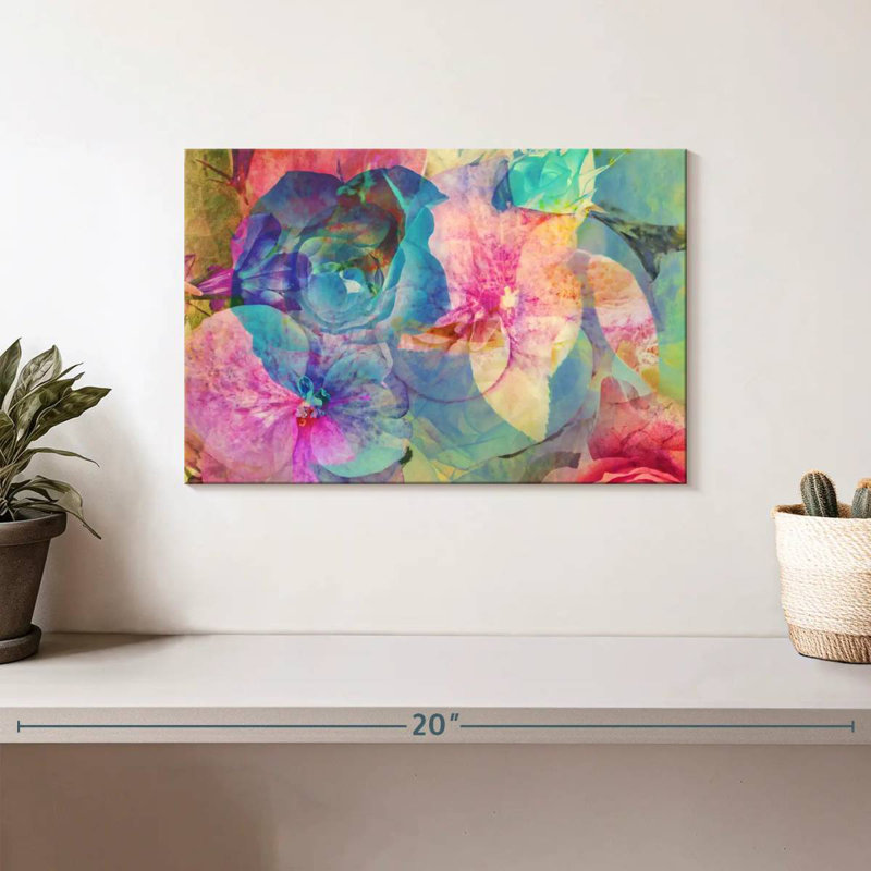 Harnek roses et hortensias, H 8 po x l 12 po