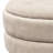 Modern Fabric Round Storage Ottoman-886572935