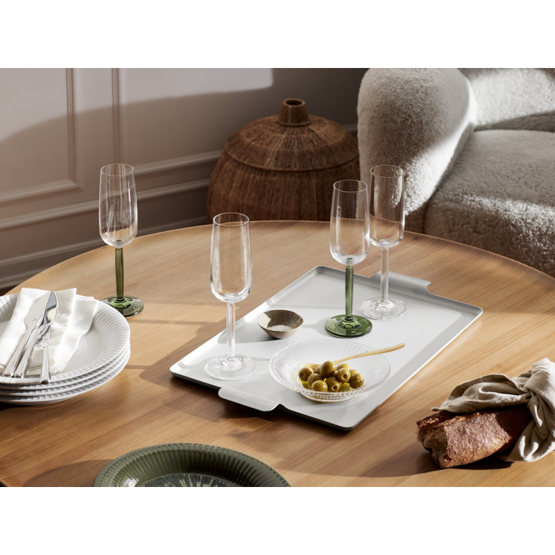 Hammershøi Porcelain China Platter, 1.2" H x 8.9" W x 11.2" L