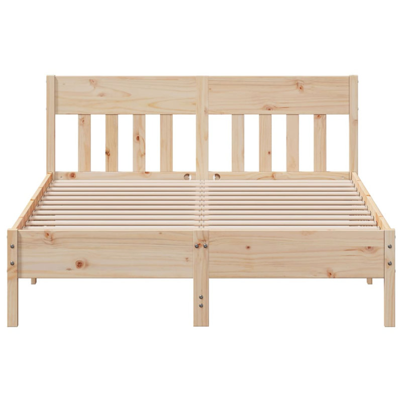 Andaleeb Solid Wood Bed, Kingsize (5')