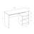 Metal Base Computer Desk