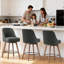 Tabouret de comptoir pivotant 26 po Makylia-1827823532