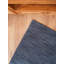 Tapis de corridor écologique en laine tissée à la main - 76 x 244 cm | Bleu Un Parfait pour le salon et la chambre-2051627596