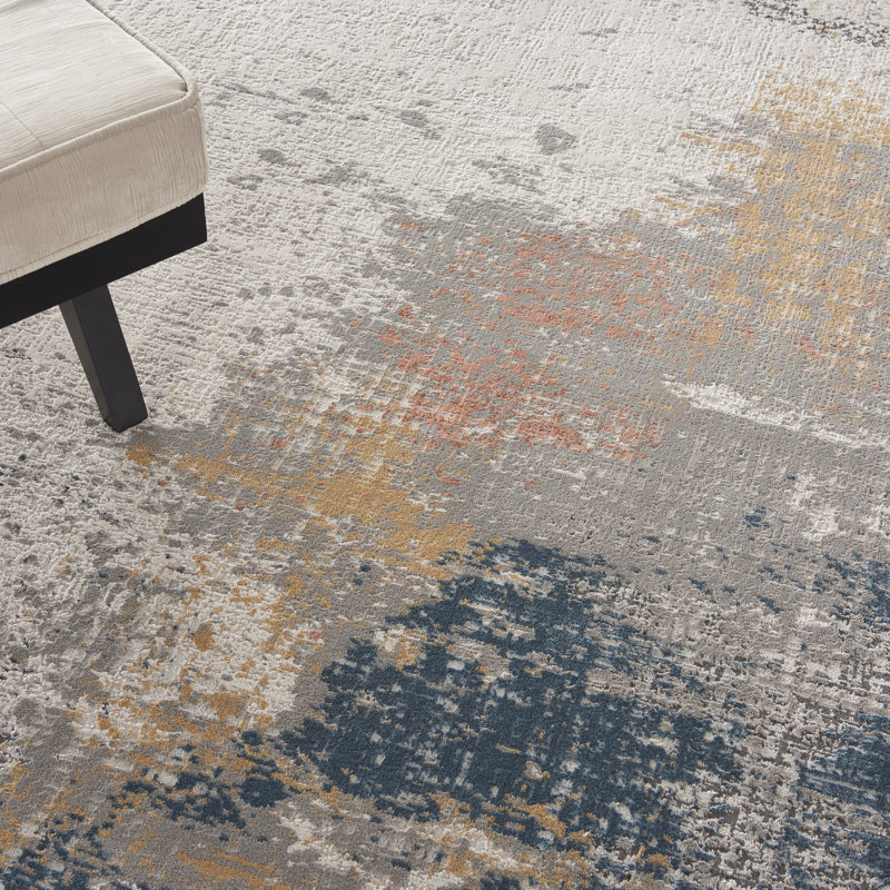 RUSTIC TEXTURES - Area Rug, Round 5'3"
