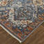 Tapis oriental bleu clair / gris chaud / ivoire Canalou-1646947071