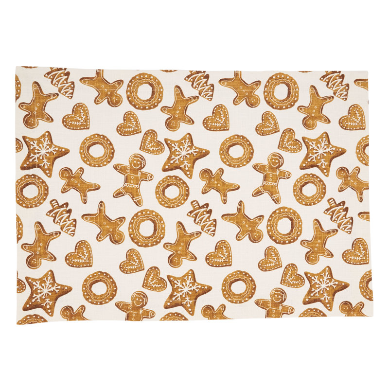 Napperons Gingerbread Design (ensemble de 4)