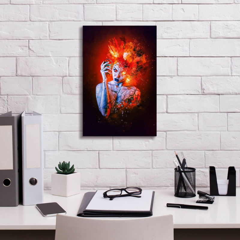 " Wrath Paradise Lost Seven Deadly Sins " by Mario Sanchez Nevado, 18" H x 12" W x 0.75" D