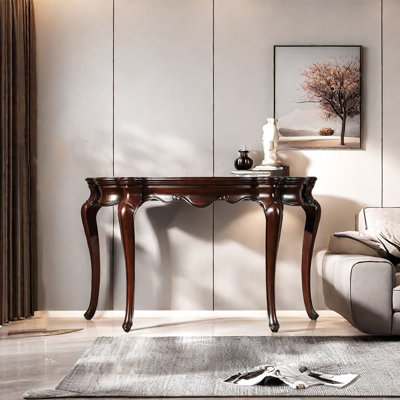 American Country Style Solid Wood Console Table