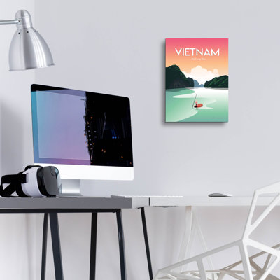 «Vietnam Ha Long Bay» par Omar Escalante, art mural en verre acrylique