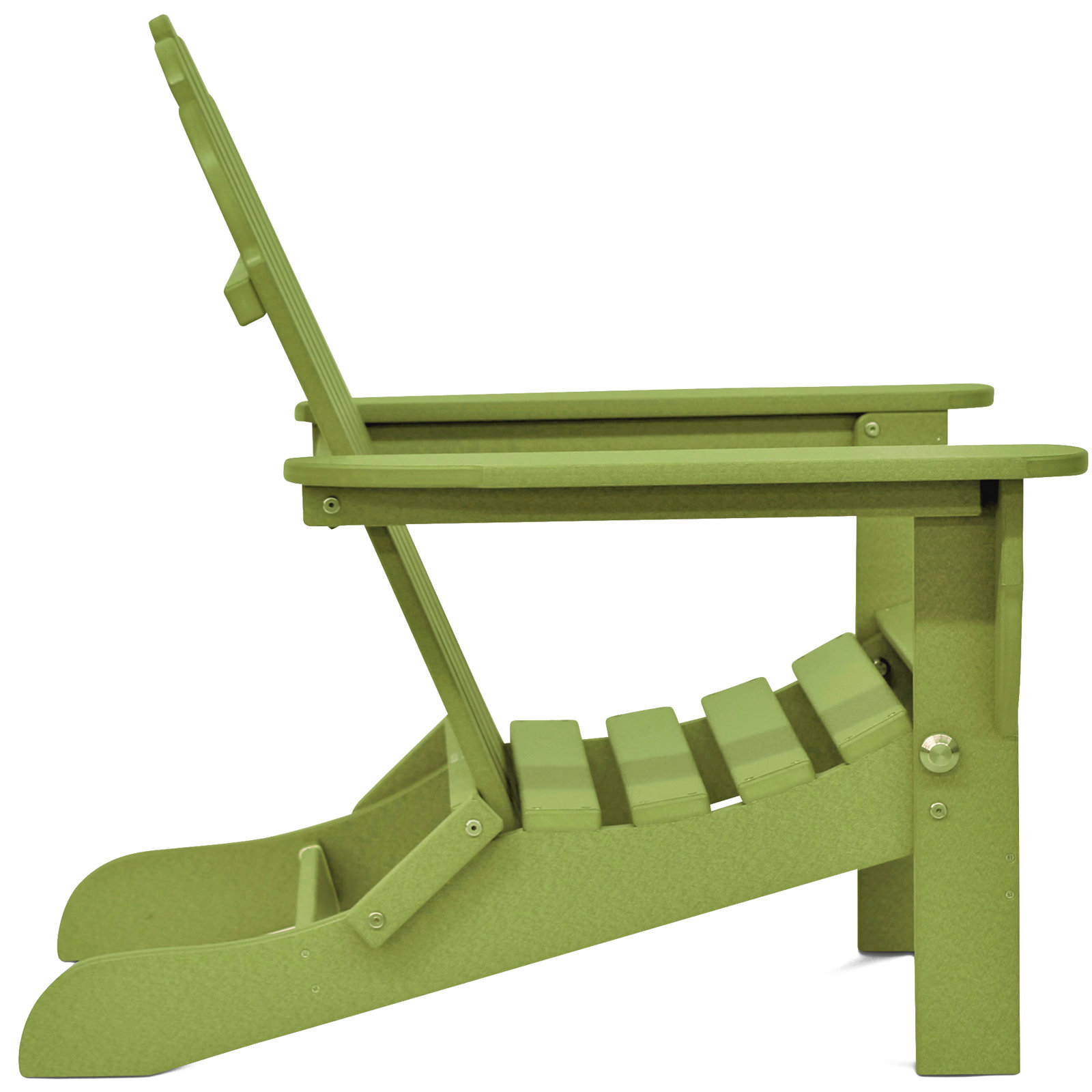 Leighton Foldable Adirondack Chair, Lime Green