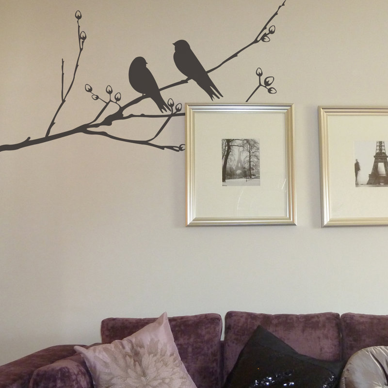 Animals Wall Decal, Dark Grey