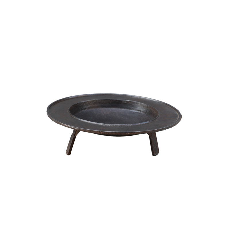 Round Iron Wood Burning Fire Pit