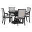 Ensemble de salle à manger extensible 5 pièces TREXM Retro-129445684-129445687-129445688