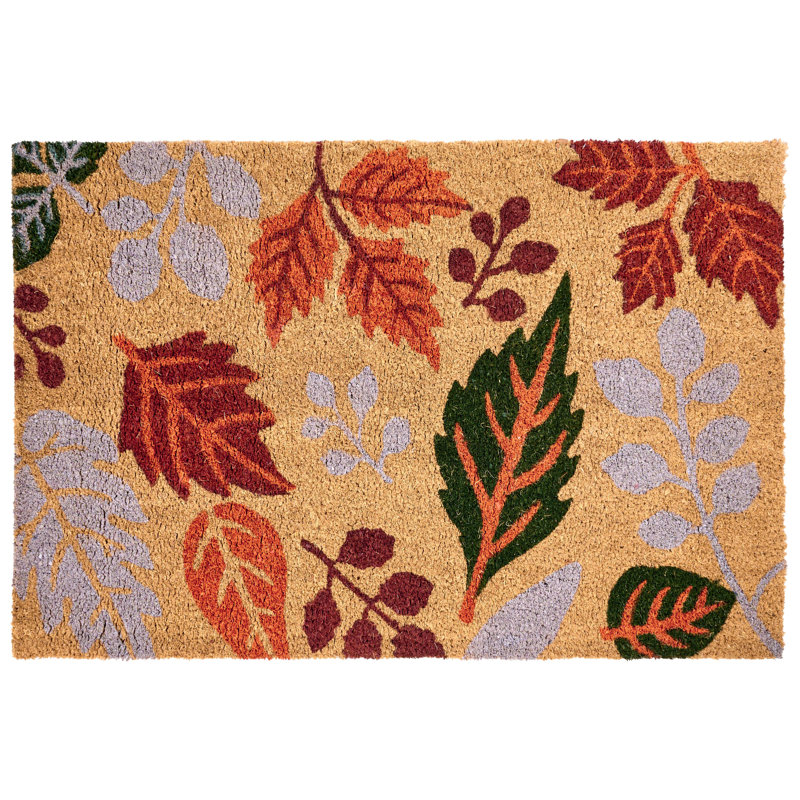 Non-Slip Floral Indoor / Outdoor Doormat
