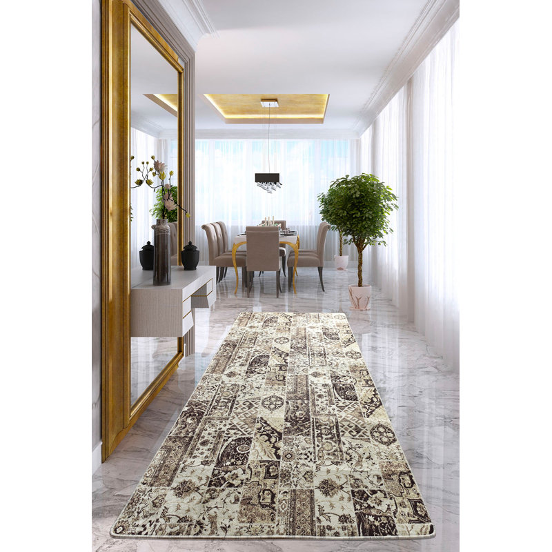 Antibacterial Non-Slip Area Rug, 100% Polyester, 47.2 x 70.9 inches | 0.16 in Pile Height, Machine Washable, Durable Felt Base | Perfect for Living Room, Bedroom, & Dining Room | Soft, Stylish, and Easy to Maintain