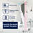 Rechargeable USB Electric Toothbrush with 6 Brush Heads, USB C Rechargeable Electric Power Toothbrush, 3 Modes with 2 Minutes Build in Smart Timer, Electric Toothbrushes